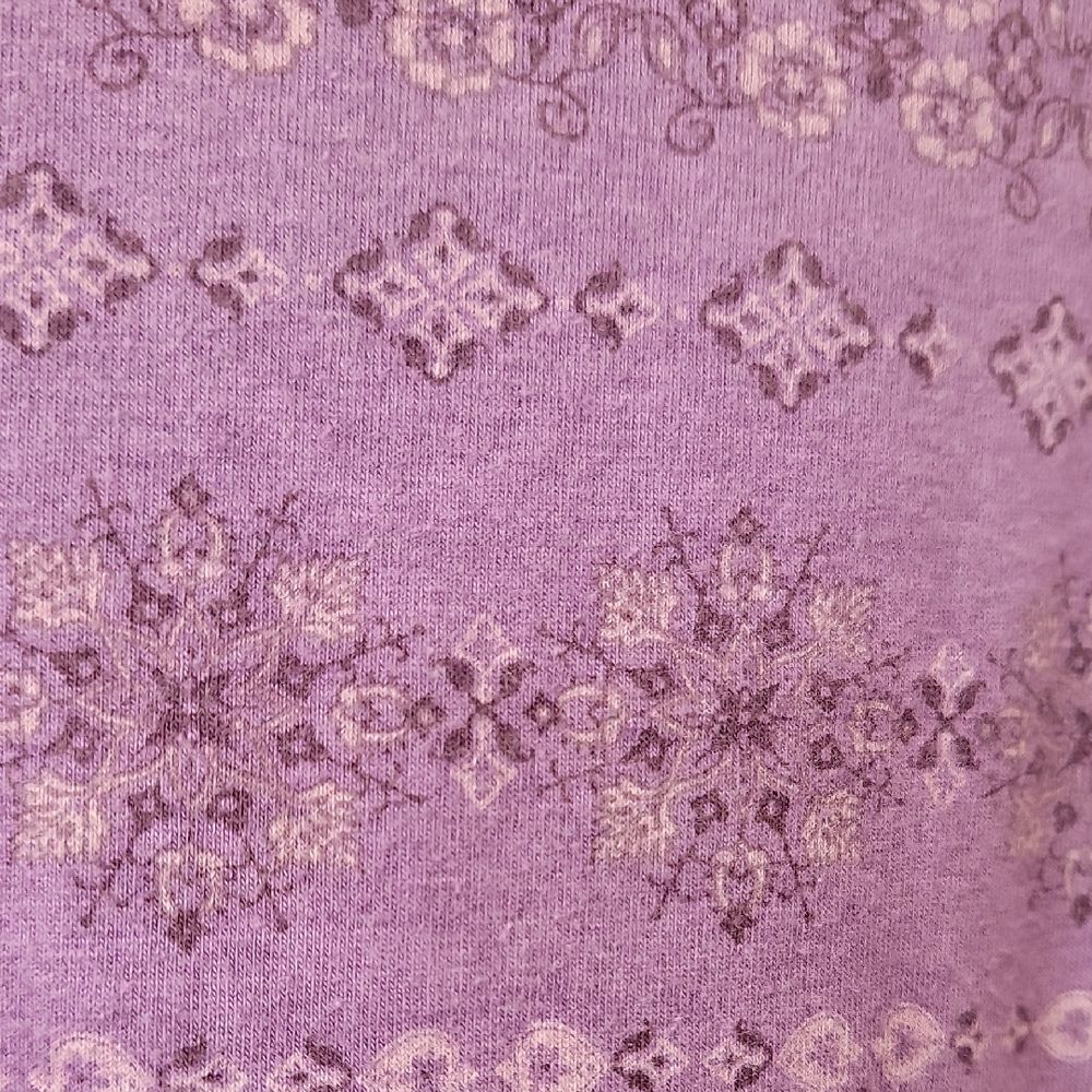 Croft & Barrow Purple Women's Stretch Top - Picture 6 of 16